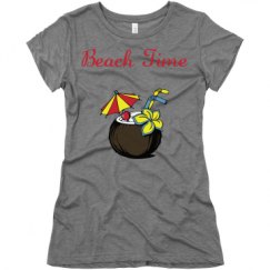Ladies Slim Fit Super Soft Triblend Tee
