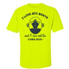 Unisex Ultra Cotton Safety Neon Crewneck Tee