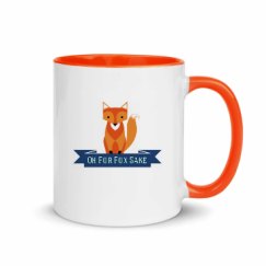 11oz Ceramic Mug with Color Inside