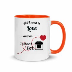 11oz Ceramic Mug with Color Inside