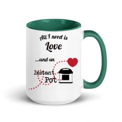 15oz Ceramic Mug with Color Inside