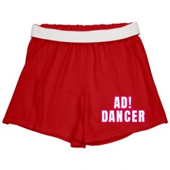 Slim Fit Cheer Shorts