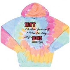 Unisex Tie-Dye Fleece Hoodie