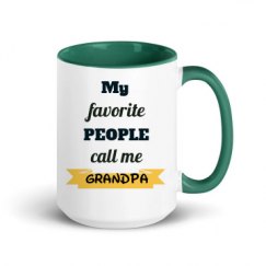 15oz Ceramic Mug with Color Inside