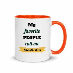 11oz Ceramic Mug with Color Inside