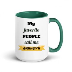 15oz Ceramic Mug with Color Inside