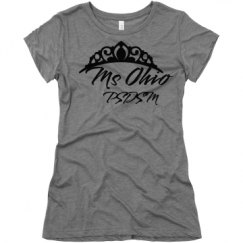 Ladies Slim Fit Super Soft Triblend Tee