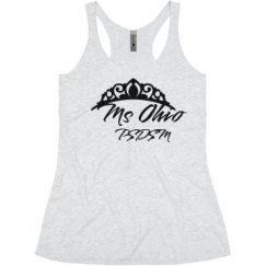 Ladies Slim Fit Super Soft Racerback Triblend Tank