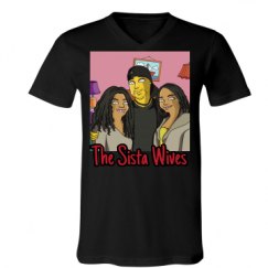 Unisex V-Neck Jersey Tee