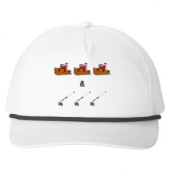 Snapback Five-Panel Rope Hat