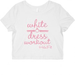 Ladies Slim Fit Crop Top Tee