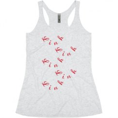 Ladies Slim Fit Super Soft Racerback Triblend Tank