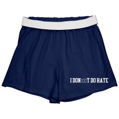 Navy I DON'T DO HATE Sport Shorts