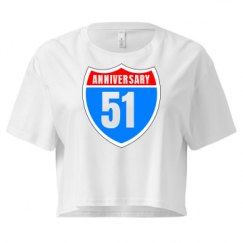 Ladies Festival Cali Crop Top Tee