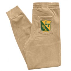 Pigment-Dyed Fleece Pants