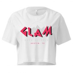 GLAM Cali Crop Tee Red