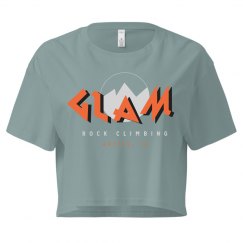 GLAM Cali Crop Tee Orange