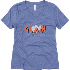 Ladies Relaxed Fit Super Soft Triblend V-Neck Tee