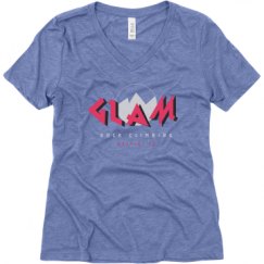 Ladies Relaxed Fit Super Soft Triblend V-Neck Tee