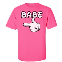 Unisex Ultra Cotton Safety Neon Crewneck Tee