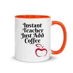 11oz Ceramic Mug with Color Inside