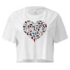 Ladies Festival Cali Crop Top Tee