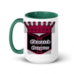 15oz Ceramic Mug with Color Inside