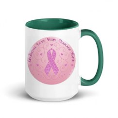 15oz Ceramic Mug with Color Inside