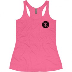 Ladies Slim Fit Super Soft Racerback Triblend Tank