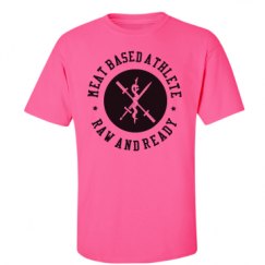 Unisex Ultra Cotton Safety Neon Crewneck Tee