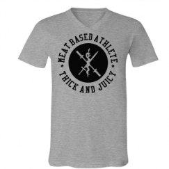 Unisex V-Neck Jersey Tee