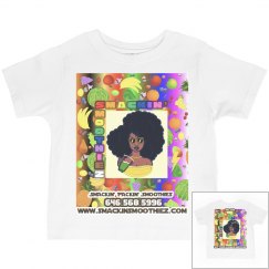 SMACKIN' TODDLER BASIC LOGO TEE (WHITE)