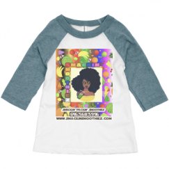 Toddler 3/4 Sleeve Raglan Tee