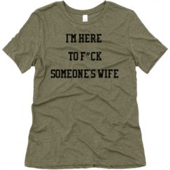 Ladies Relaxed Fit Super Soft Triblend Tee