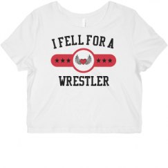 Ladies Slim Fit Crop Top Tee