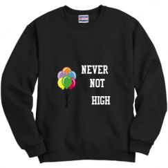 Unisex Film and Foil Crewneck Sweatshirt