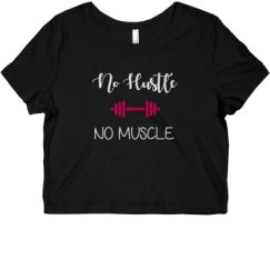 Ladies Slim Fit Crop Top Tee