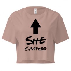 Ladies Festival Cali Crop Top Tee