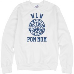 Pom Mom Crewneck - White