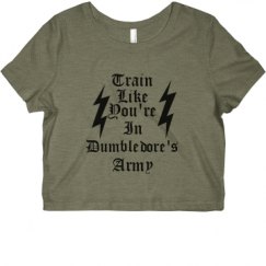 Ladies Slim Fit Crop Top Tee