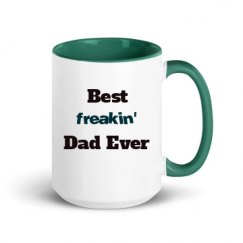 15oz Ceramic Mug with Color Inside