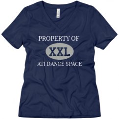 Ladies Relaxed Fit V-Neck Tee