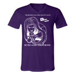 Unisex V-Neck Jersey Tee