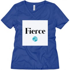 Ladies Relaxed Fit V-Neck Tee