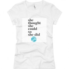 Ladies Slim Fit Basic Promo Jersey Tee