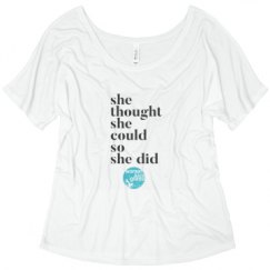 Ladies Flowy Slouchy Tee