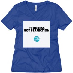 Ladies Relaxed Fit V-Neck Tee