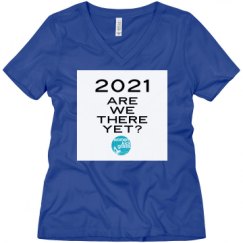 Ladies Relaxed Fit V-Neck Tee