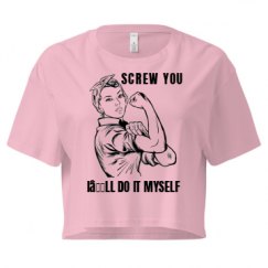 Ladies Festival Cali Crop Top Tee