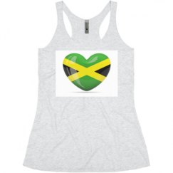 Ladies Slim Fit Super Soft Racerback Triblend Tank